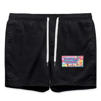 Tu es mon chéri - Short de bain - noir - Devant - AI Model Male 185 light (185cm)