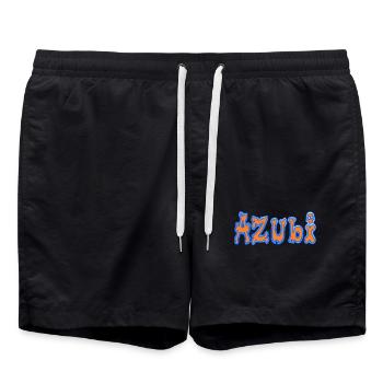 Azubi - Badeshorts - Schwarz - Vorne - AI Model Male 185 light (185cm)
