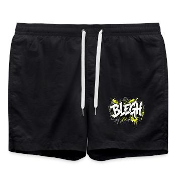 Blegh Graffiti Style - Short de bain - noir - Devant - AI Model Male 185 light (185cm)