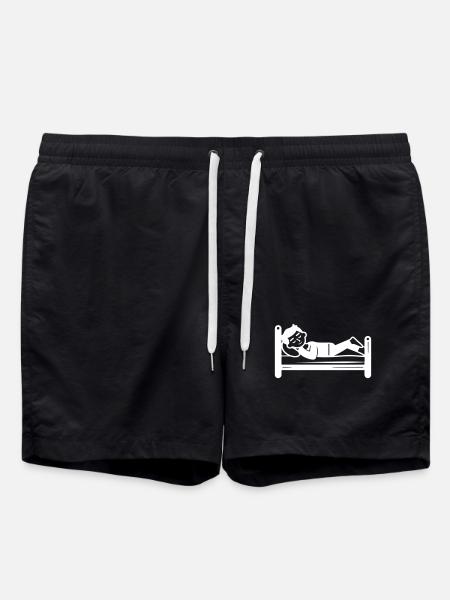 Sleeping Bed - Swim Trunks - black