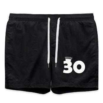 30_krone- - Short de bain - noir - Devant - AI Model Male 185 light (185cm)