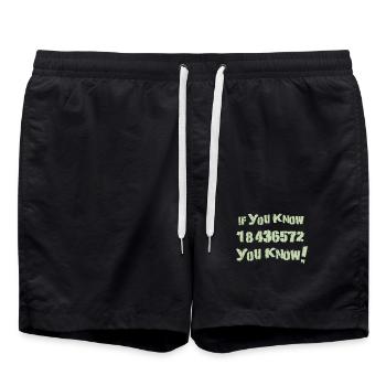 18436572 - Swim Trunks - black - Front - AI Model Male 185 light (185cm)