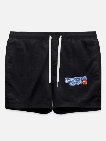 Einmal_mit_Profis - Badeshorts - Schwarz