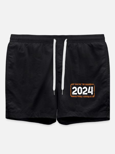 Année 2024 - Short de bain - noir