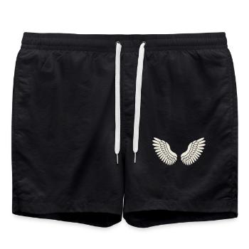 Angel Wings - Angel Angel Guardian Rememberance Angel Wings - Short de bain - noir - Devant - AI Model Male 185 light (185cm)
