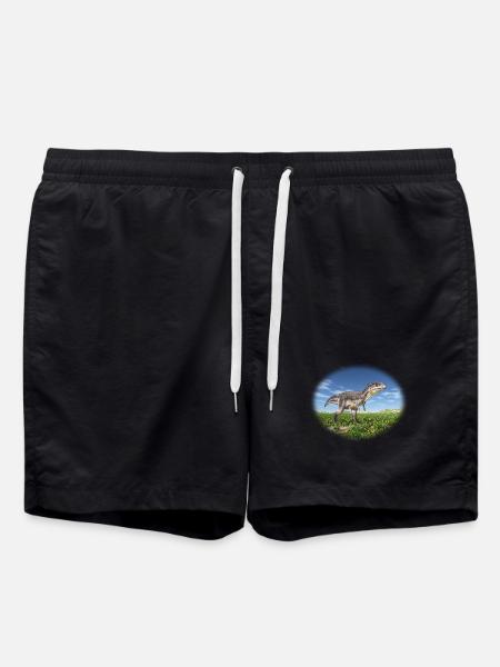 Tyrannotitan – Raubdinosaurier der Urzeit - Badeshorts - Schwarz