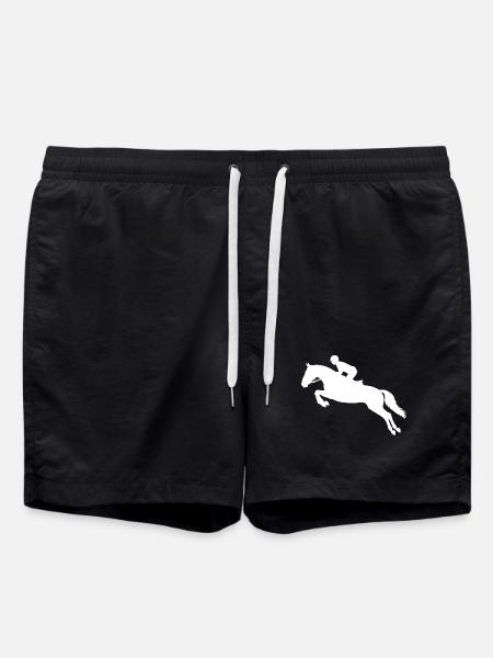 Les cavaliers de dressage et l’équitation vont de pair - Short de bain - noir