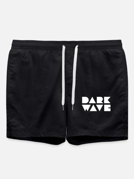 Logo géométrique Dark Wave - Short de bain - noir