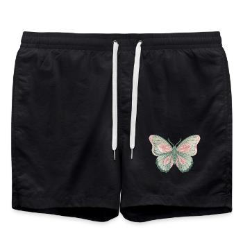 Butterfly - Swim Trunks - black - Front - AI Model Male 185 light (185cm)
