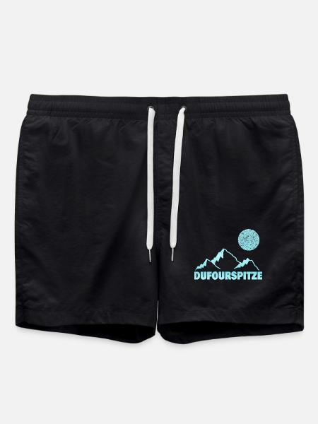 Bergsport dufourspitze - Badeshorts - Schwarz