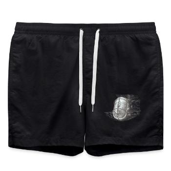 Lanterne en fil de fer douteuse - Short de bain - noir - Devant - AI Model Male 185 light (185cm)
