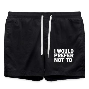 Bartleby - Swim Trunks - black - Front - AI Model Male 185 light (185cm)