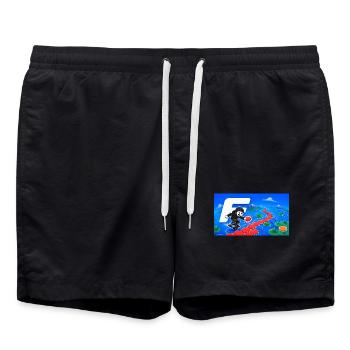 Floateers 2 - Swim Trunks - black - Front - AI Model Male 185 light (185cm)