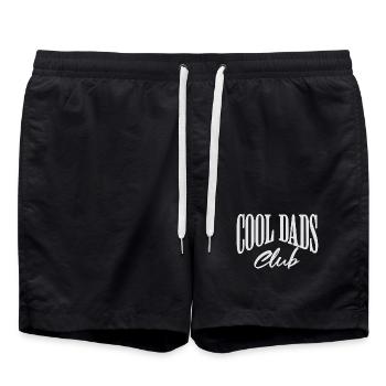 Cool Dads Club Logo - Swim Trunks - black - Front - AI Model Male 185 light (185cm)