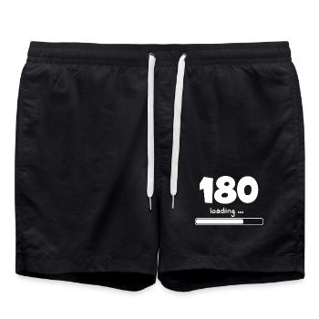 Dart-180-loading - Badeshorts - Schwarz - Vorne - AI Model Male 185 light (185cm)