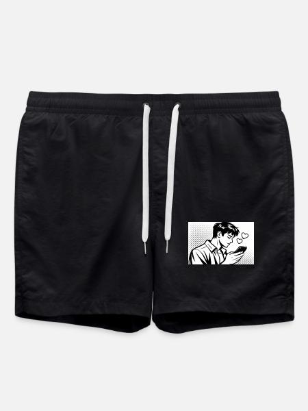 Homme amoureux - Short de bain - noir