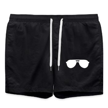 Runde Sonnenbrillen Silhouette - Badeshorts - Schwarz - Vorne - AI Model Male 185 light (185cm)