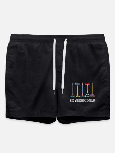 Leiter vom Rechenzentrum Gärtner EDV IT - Badeshorts - Schwarz