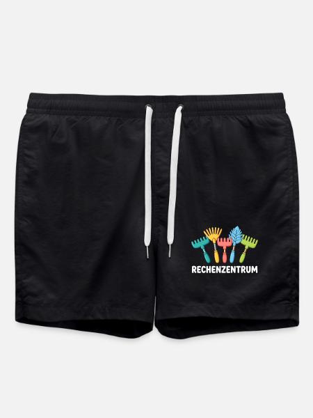 RECHENZENTRUM Gartenbau Gartenarbeiter - Badeshorts - Schwarz