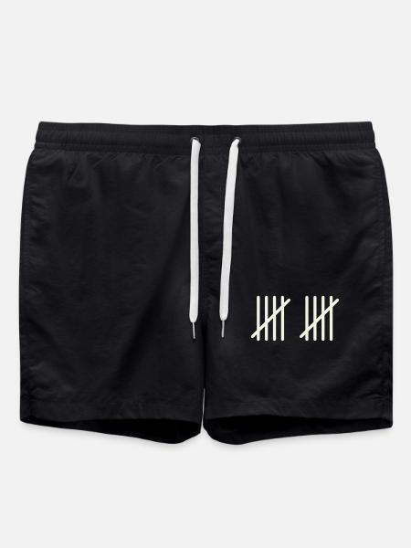 10 coups - Short de bain - noir