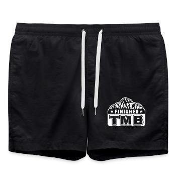 TMB Trek Alps Finisher Hiker Gift - Swim Trunks - black - Front - AI Model Male 185 light (185cm)