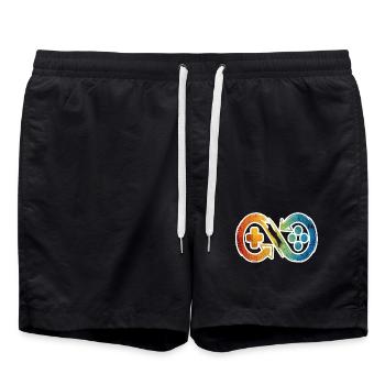 Invinity Controller - Swim Trunks - black - Front - AI Model Male 185 light (185cm)
