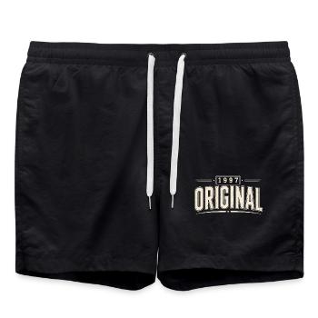 Original 1997 Cadeau Anniversaire 1997 retro 1997 - Short de bain - noir - Devant - AI Model Male 185 light (185cm)