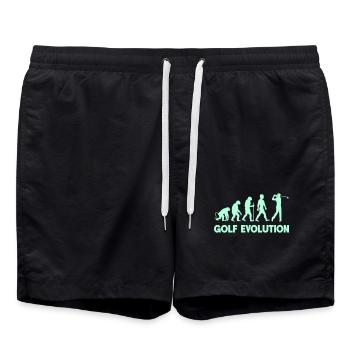 Golf Evolution Silhouettes - Swim Trunks - black - Front - AI Model Male 185 light (185cm)