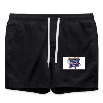 Analog Heart, Digital World - Swim Trunks - black - Front - AI Model Male 185 light (185cm)