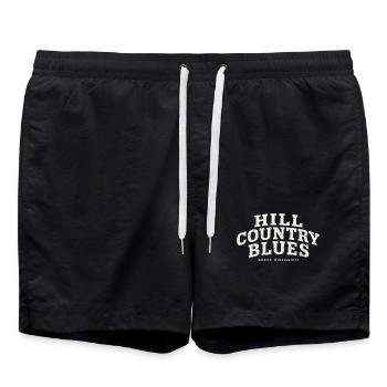 Hill Country Blues North Mississippi - Swim Trunks - black - Front - AI Model Male 185 light (185cm)