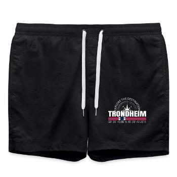 Trondheim - Swim Trunks - black - Front - AI Model Male 185 light (185cm)