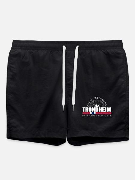 Trondheim - Swim Trunks - black