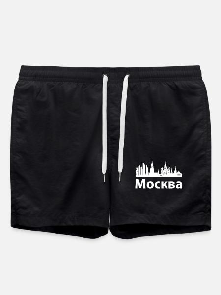 Москва - Badeshorts - Schwarz