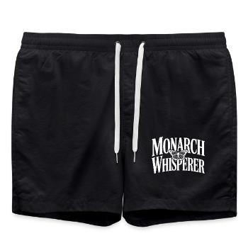 Monarch Whisperer - Swim Trunks - black - Front - AI Model Male 185 light (185cm)
