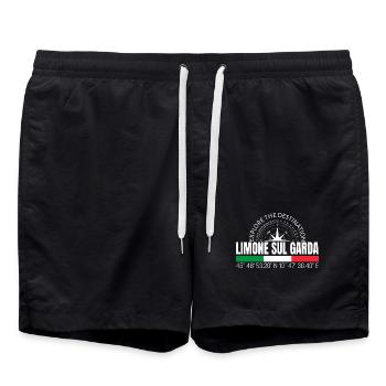 Limone sul Garda - Badeshorts - Schwarz - Vorne - AI Model Male 185 light (185cm)