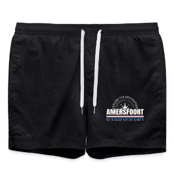 Amersfoort - Badeshorts - Schwarz - Vorne - AI Model Male 185 light (185cm)