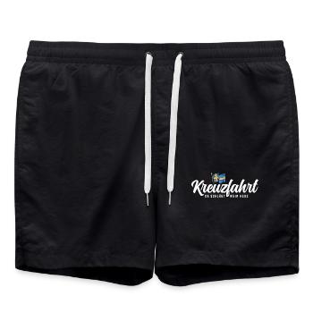 Schweden Kreuzfahrt - Badeshorts - Schwarz - Vorne - AI Model Male 185 light (185cm)