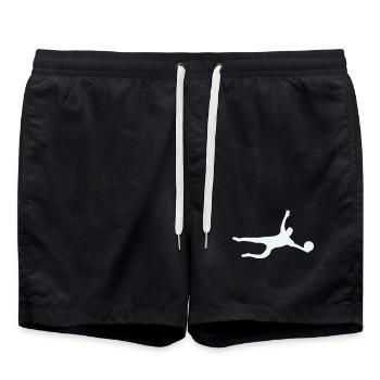 torwart- - Badeshorts - Schwarz - Vorne - AI Model Male 185 light (185cm)