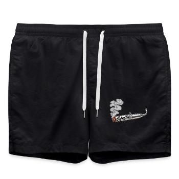 Suhler Tüte - Badeshorts - Schwarz - Vorne - AI Model Male 185 light (185cm)