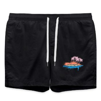 Gibraltar - Badeshorts - Schwarz - Vorne - AI Model Male 185 light (185cm)