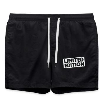 Limited Edition - Badeshorts - Schwarz - Vorne - AI Model Male 185 light (185cm)