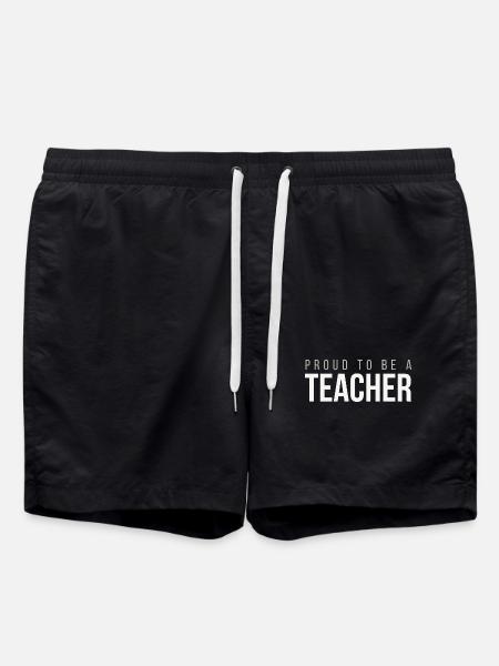 Stolz, Lehrer zu sein – Lehrergeschenk - Badeshorts - Schwarz