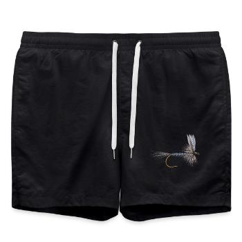 Blue Dun Streamer - Badeshorts - Schwarz - Vorne - AI Model Male 185 light (185cm)