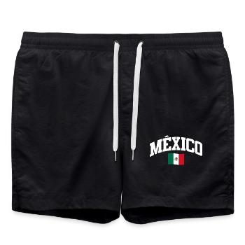 Mexican Mexico - Badeshorts - Schwarz - Vorne - AI Model Male 185 light (185cm)