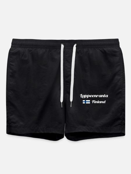 Lappeenranta, Finland- Stylish prints - Swim Trunks - black