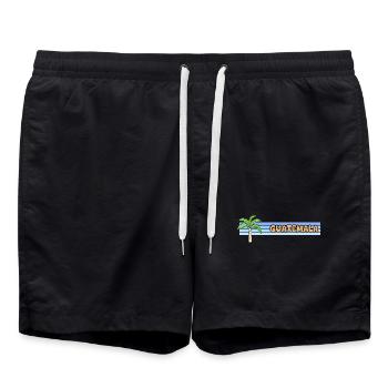 Cadeau pour le Guatemala - Short de bain - noir - Devant - AI Model Male 185 light (185cm)