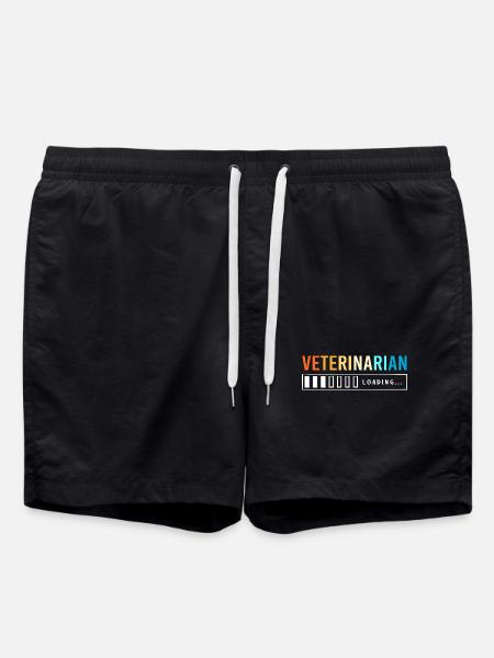 Veterinarian Veterinary Medicine Veterinarian - Swim Trunks - black