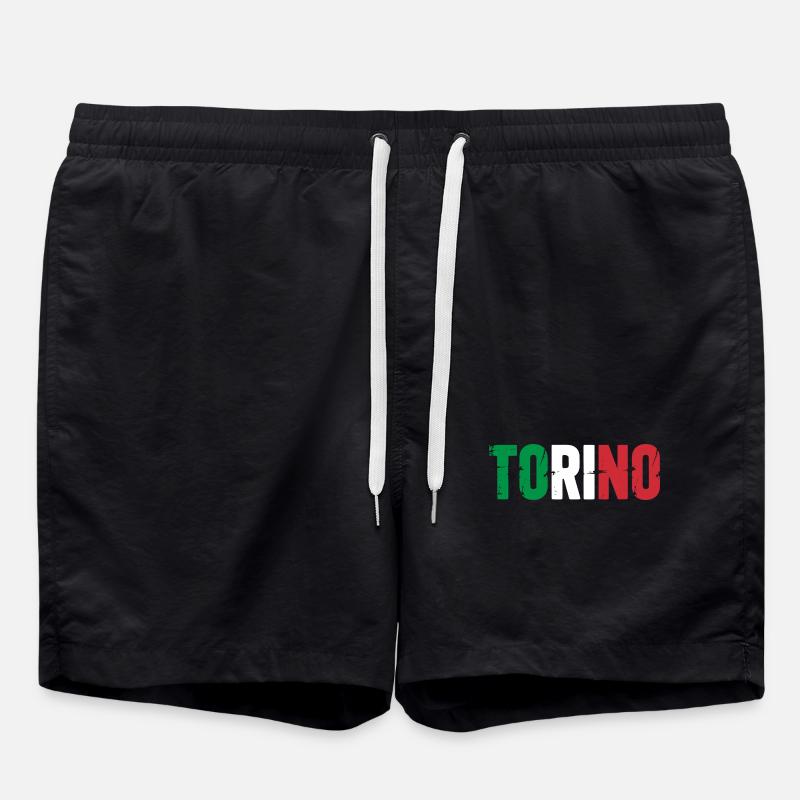 Turin, Italie - Short de bain - noir