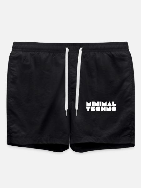 techno minimale - Short de bain - noir