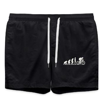 Gravel Bike Evolution - Swim Trunks - black - Front - AI Model Male 185 light (185cm)